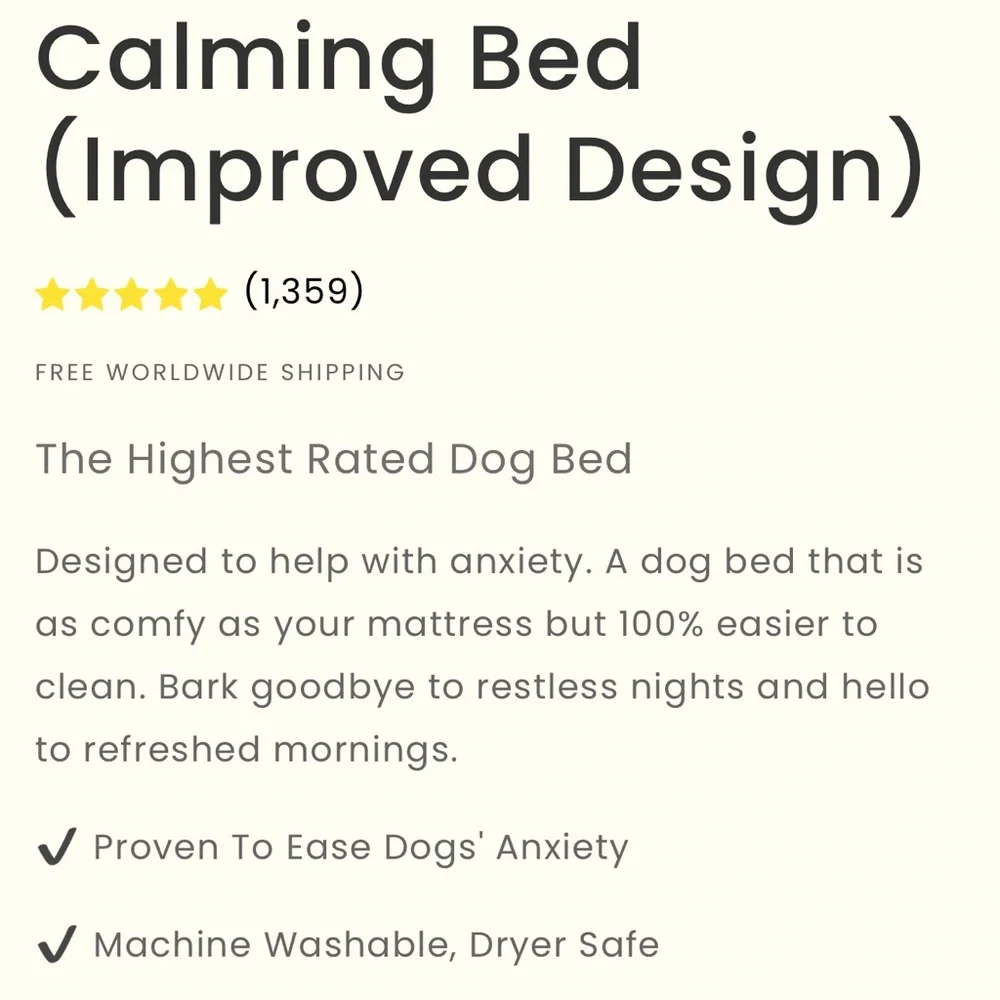 The Mellow Dog Pet Bed